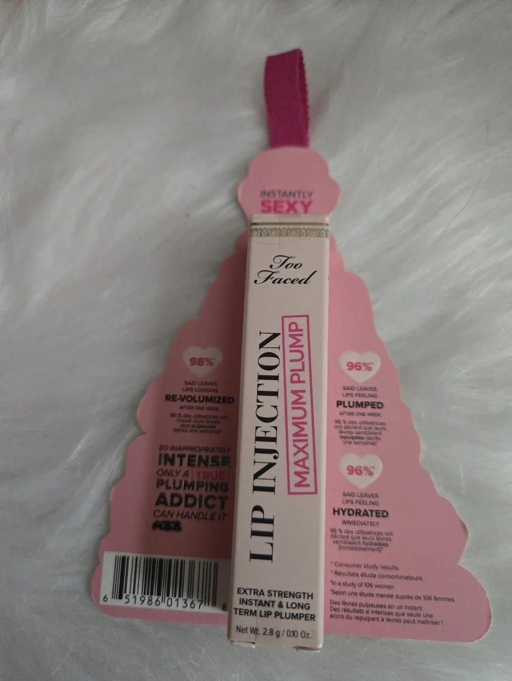 Too Faced Lip Injection Maximum Plump Lip Gloss NIB Ornament